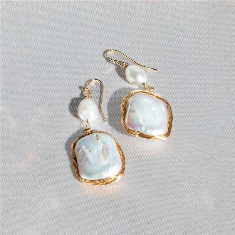 Golden Age Pearl Earrings